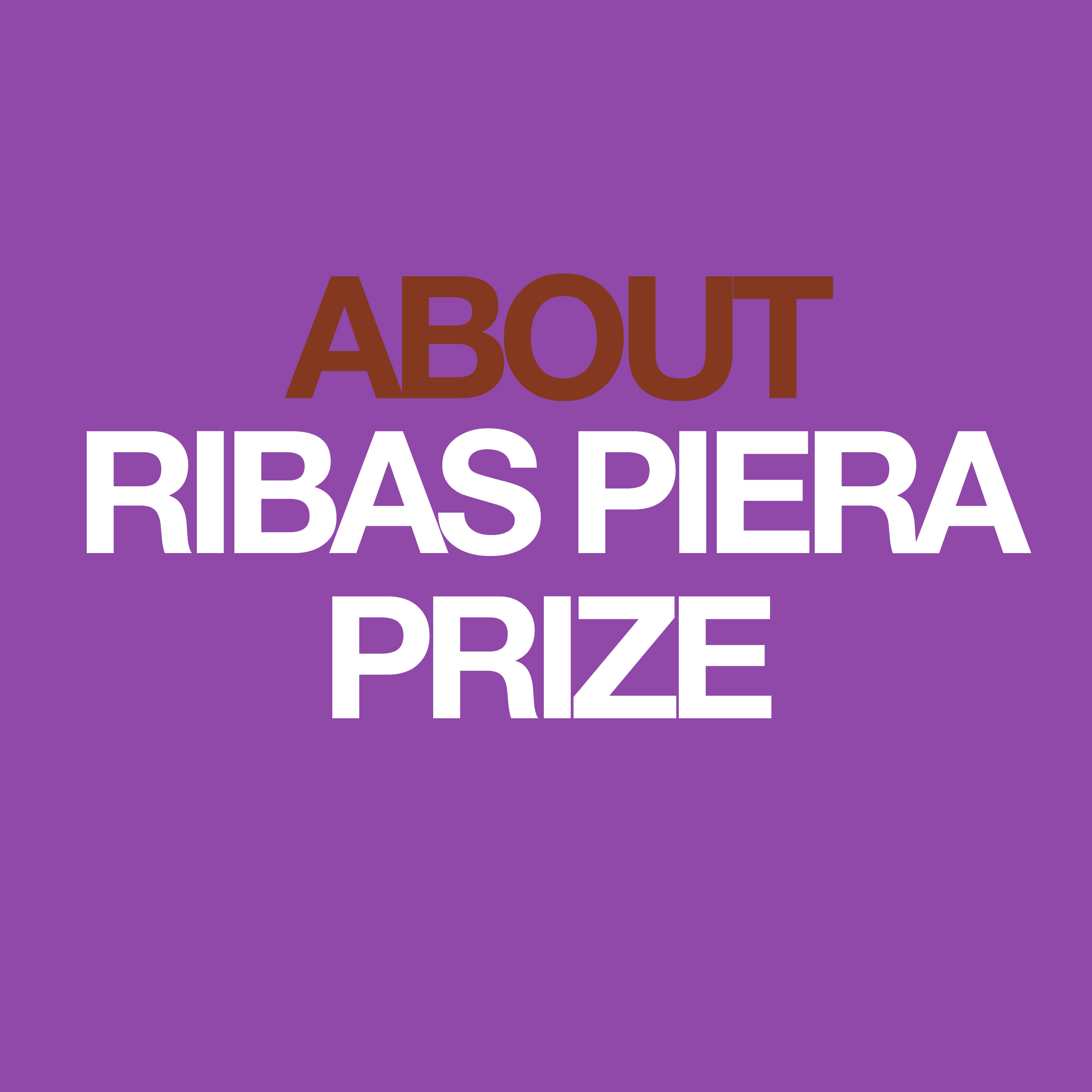 about ribas piera prize