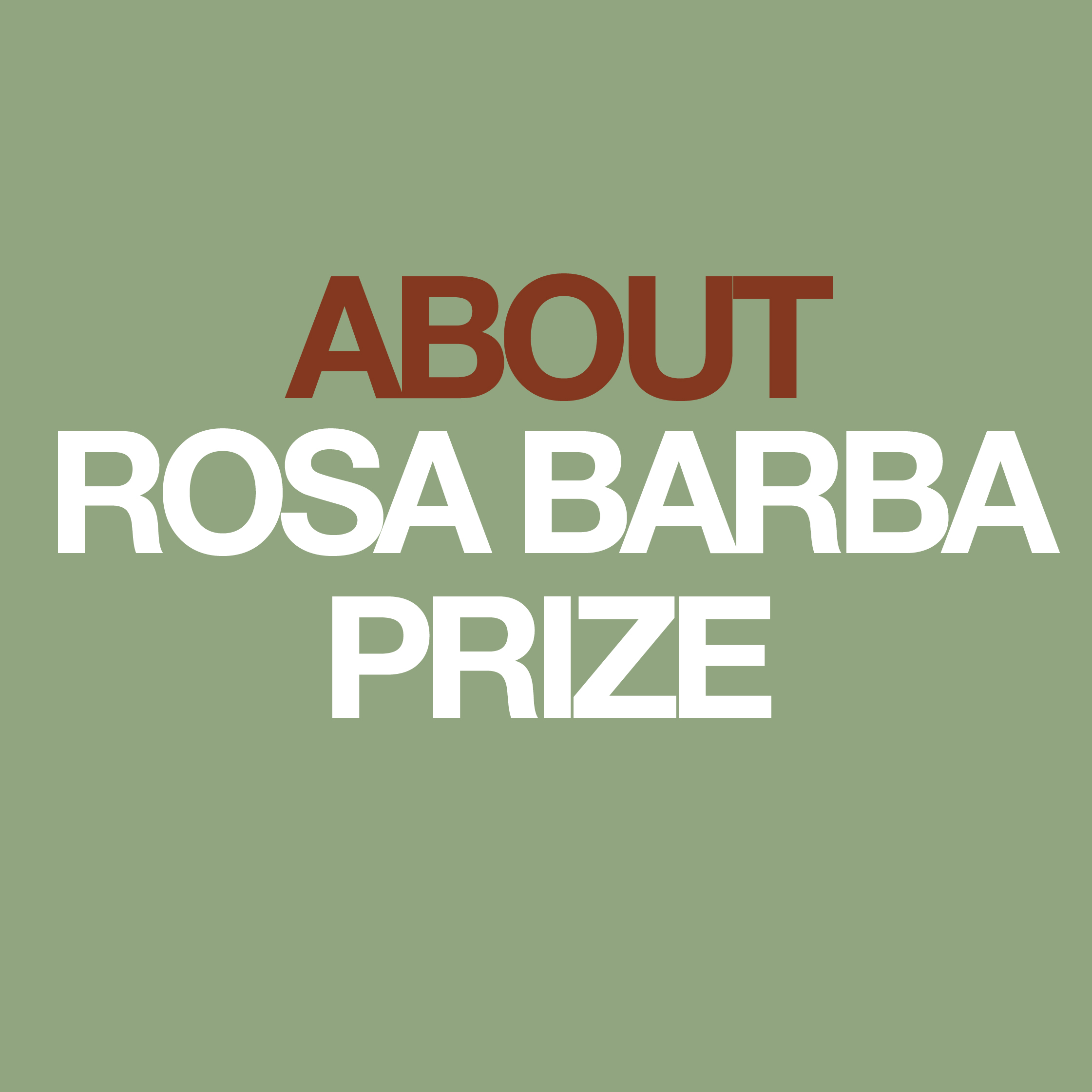 ROSA BARBA PRIZE