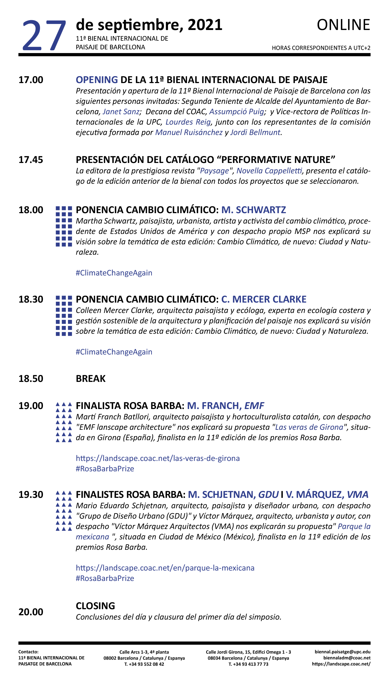 Programa dia 27