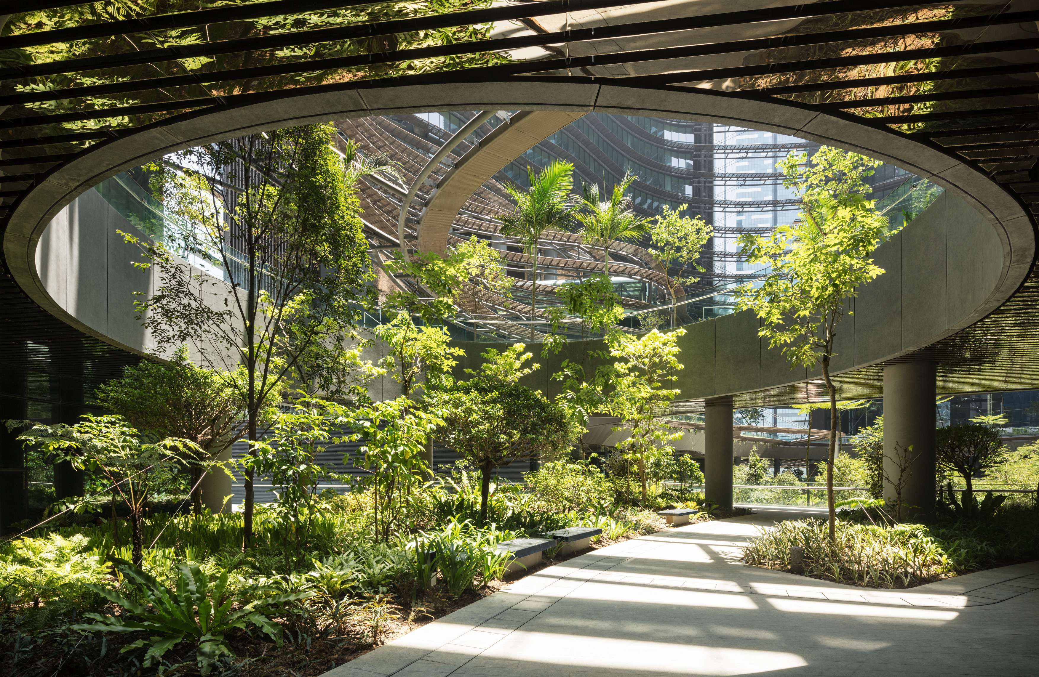 Сад внутри человека. Сингапур Экогород. Экостиль в архитектуре. Гарденс Грин зеленый сад.